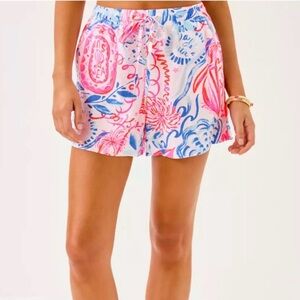 Lilly Pulitzer 5” Croix Linen Shorts | Size L | NWT